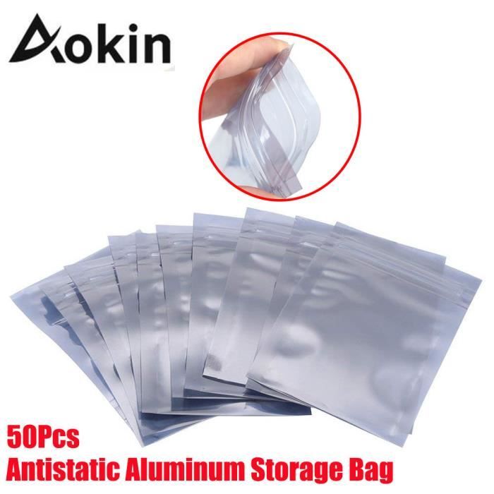 5PCS Lot Sacs De Rangement Ziplock Refermables, 3 Grands 60