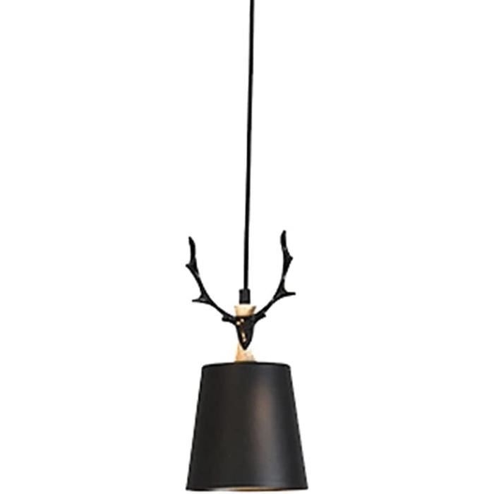 Lot De 2 Suspension Luminaire Industrielle Vintage Métal, Lustre Abat Jour Eclairage Interieur Plafonnier 27cm Pour Salon Chambre Cuisine Bar Blanc 91146475