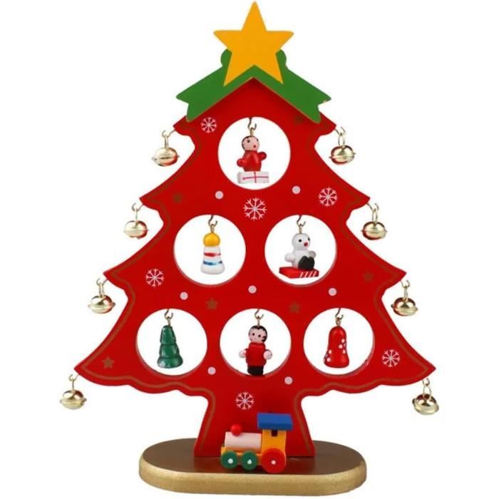 Ensemble De Mini Sapin De Noël En Bois À Faire SoiMême, Sapin De Noël