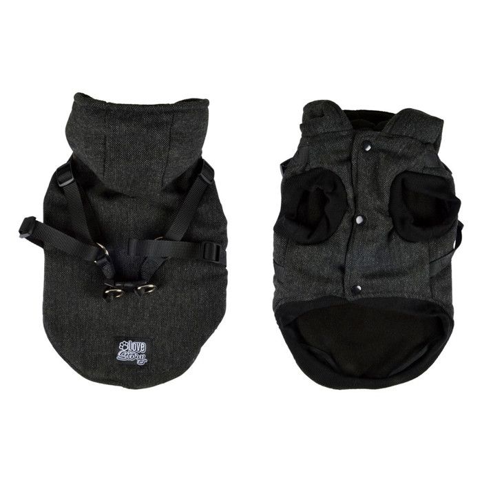 Manteau Pour Chien Tweed 40cm Anthracite