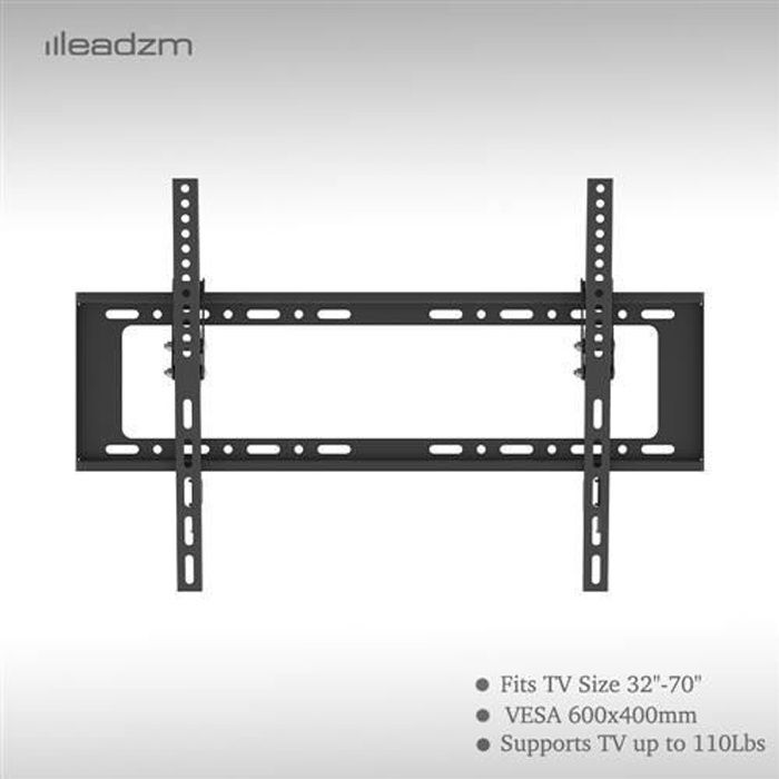 Perlegear Support Mural TV pour écrans 26-60 Pouces LED LCD OLED