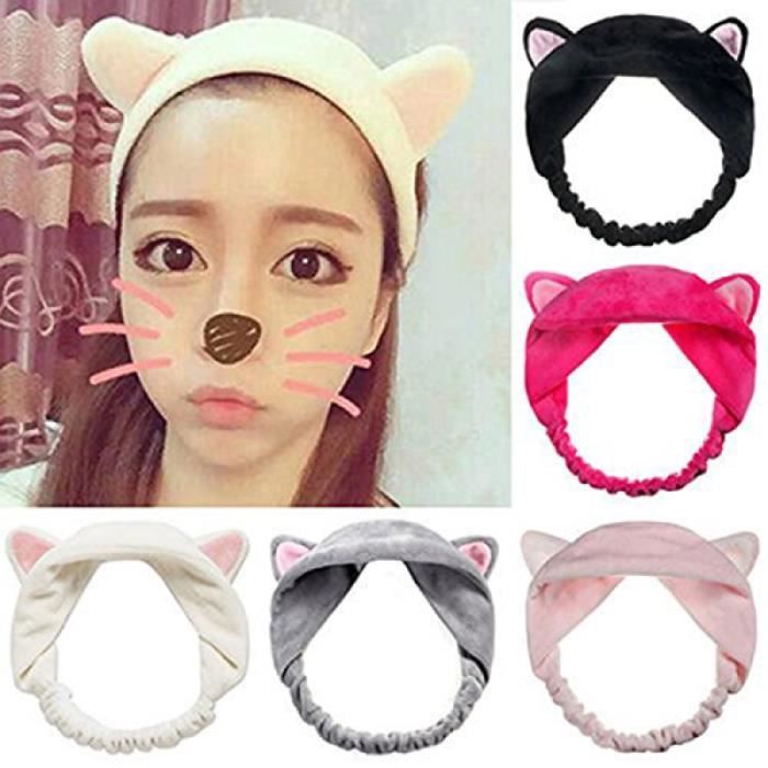 5pcs Chat Mignon Oreille Cheveux Bande Femmes Laver Visage Bandeaux Pour Maquillage Sport En Cours D Execution Cdiscount Au Quotidien 5pcs Chat Mignon Oreille Cheveux Bande Femmes Laver Visage Bandeaux Pour Maquillage Sport En Cours D Execution Cdiscount Au Quotidien