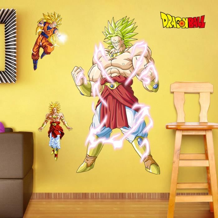 Dragon Ball Z Goku Mur Autocollant Amovible Wall Sticker mural Dragon Goku decor