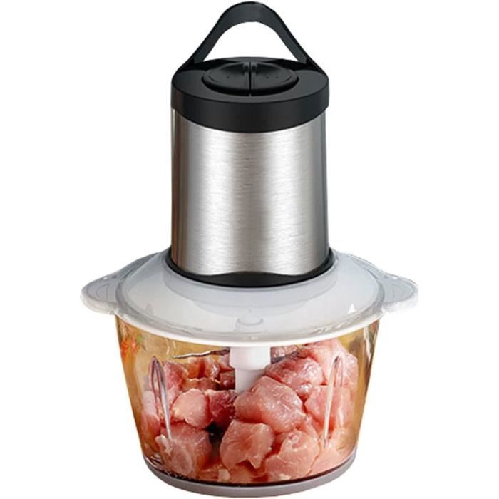 Hachoir De Cuisine Électrique 400 W, Mélangeur 4 Lames En Acier Hachoir De Cuisine Électrique 400 W, Mélangeur 4 Lames En Acier