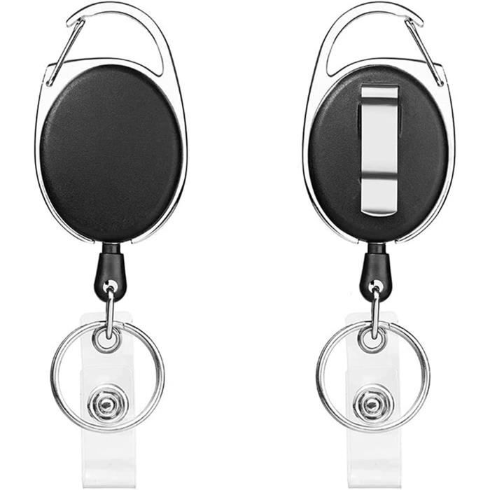 Porte-carte De Travail Rétractable, 1 Pièce, Avec Clip De Bobine Retractable De Dessin Anime D Infirmiere Porte Carte D Identite De Personnel De Medecin Porte Badge 2217714616 L