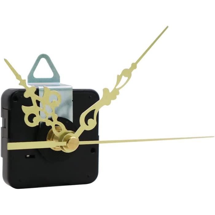 Horloge murale vedette à quartz, Pendule en bois massif : La Boutique