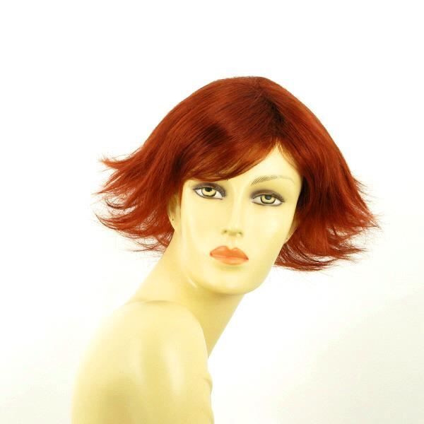 perruque rousse courte