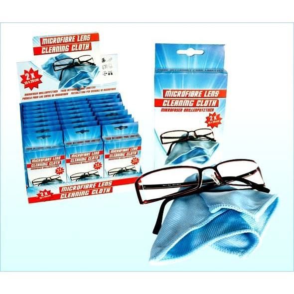 Chiffon Microfibre En Lot De 2 / Lingettes Lunettes/chiffons De Nettoyage De Lunettes Avec Motif