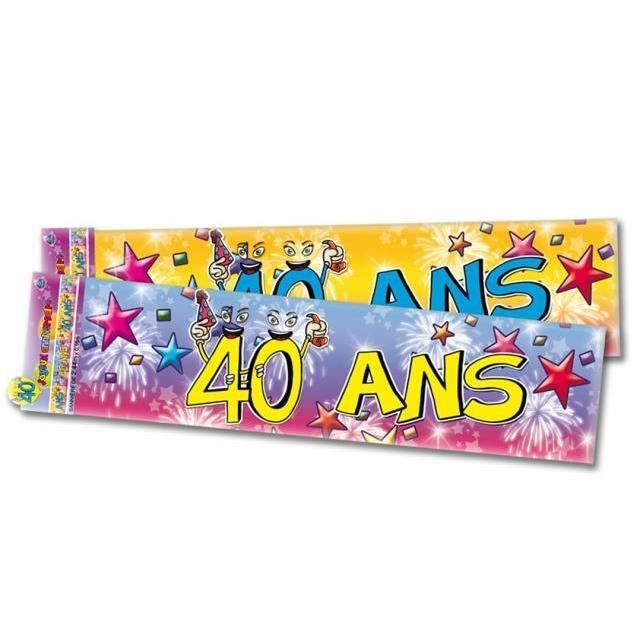 Carte Anniversaire 40 Ans Cdiscount