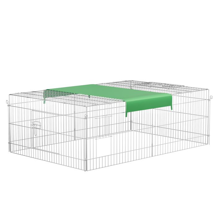 Enclos - WILTEC - 1830x1220x600 mm - Acier - Verrouillable - Protection solaire