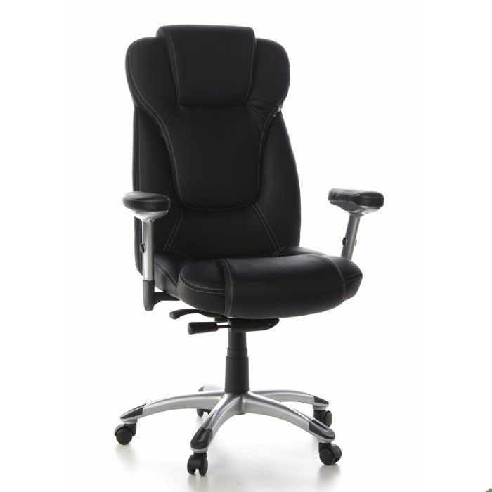 Siège de direction de qualité professionnelle - hjh OFFICE - EMBASSY 200 L - Noir - cuir Siège de direction de qualité professionnelle - hjh OFFICE - EMBASSY 200 L - Noir - cuir