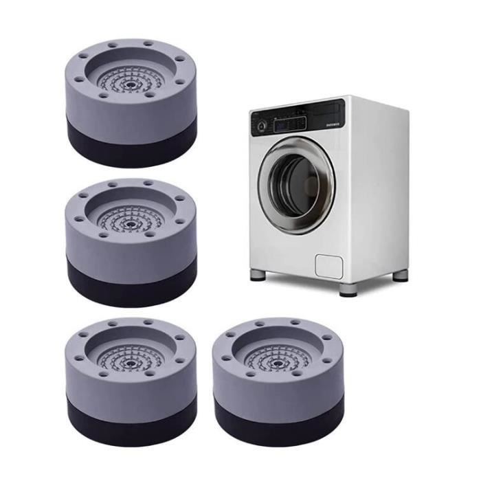 Amortisseurs de vibrations pour machine à laver Tapis antidérapant absorbant 4pcs