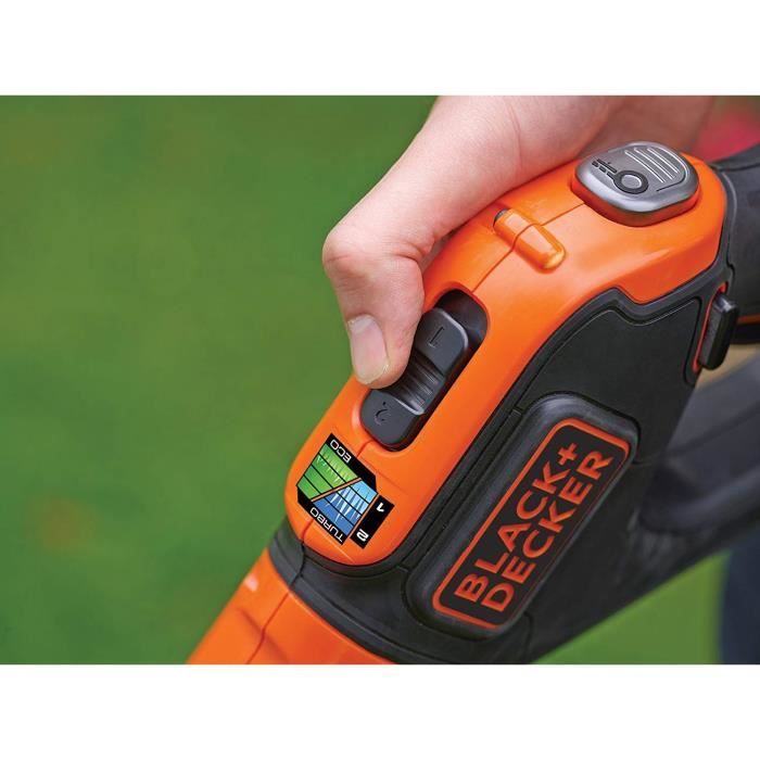 BLACK+DECKER STC1820EPC-QW Coupe-bordures sans fil, 18V, Orange, 28 cm ...