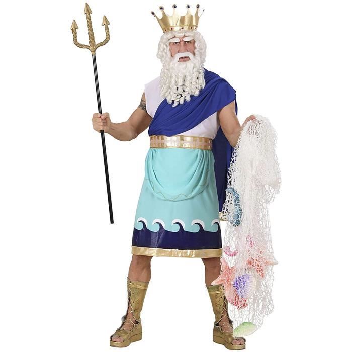 Déguisements adultes Widmann 73601 Adultes Costume Poseidon, 48 12682