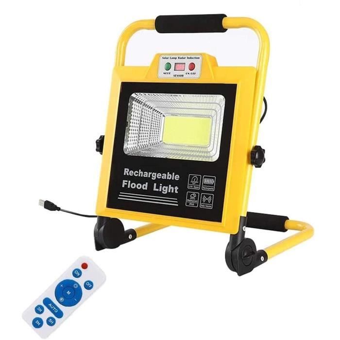 LAMPE DE CHANTIER Projecteur LED D'extérieur Portable 60W 1065LM