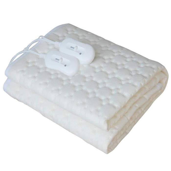 AEG Couverture chauffante électrique Chauffe-matelas Blanc 60 W WUB 5647