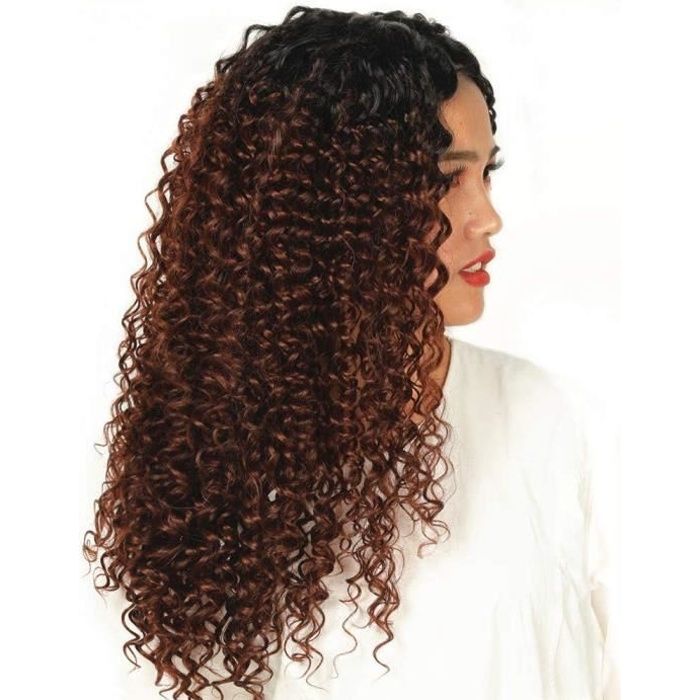 Perruque brune longue pas cher Outlet
