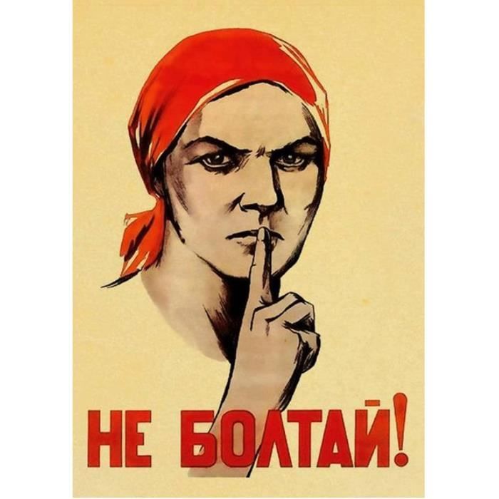 Affiche Vintage Russe De Propagande URSS 1987 'Votre Maison - Vos Mains' En Excellent état