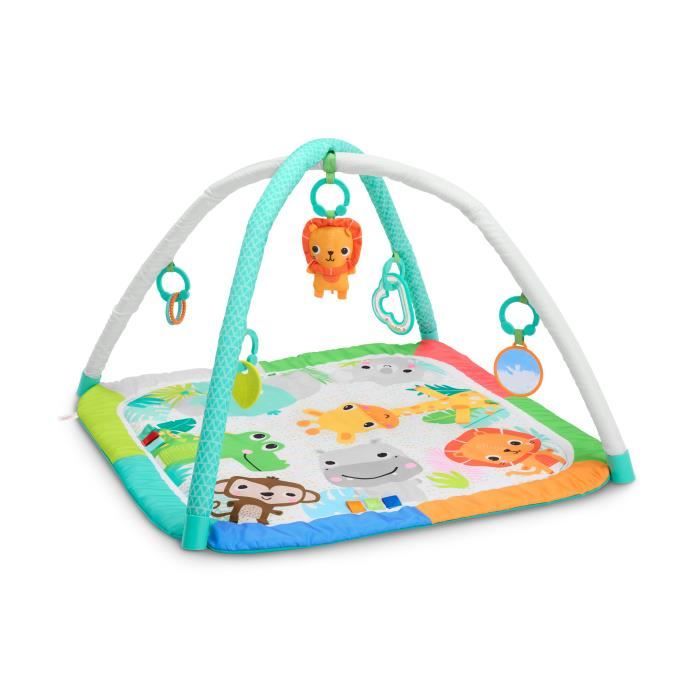 BRIGHT STARTS Tapis de sol éveil bébé évolutif pliable Jungle arche avec jouets sensoriels et musicaux miroir - vue 3