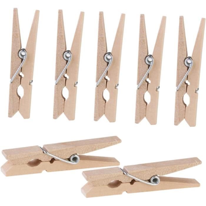 Épingles à Linge En Bois Pour Sacs à Dos, Mini Nœuds En Résine