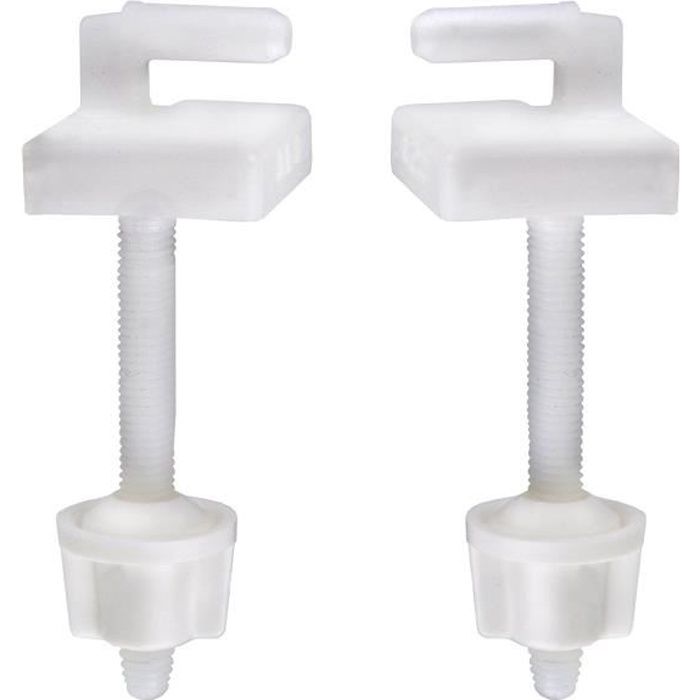 cornat charniere abattant de wc avec fixations en plastique pour sieges standard 1 pieces blanc tec364996 bricolage cdiscount bricolage