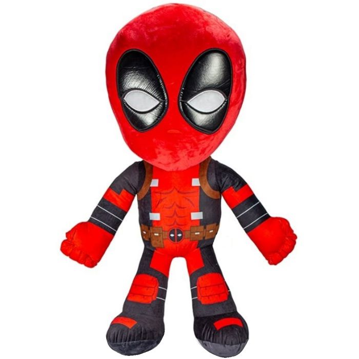 Peluche Geante Pour Deadpool 95 cm Super Heros Marvel Set Grand Doudou Et 1 Carte Tigre Dc Enfant XXL Nouveaute