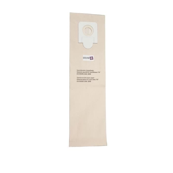 Sac Aspirateur Karcher NT45-1 NT48-1 NT55-1 – Pochette de 5 Sacs Papier Compatible HILTI VC20 VC40