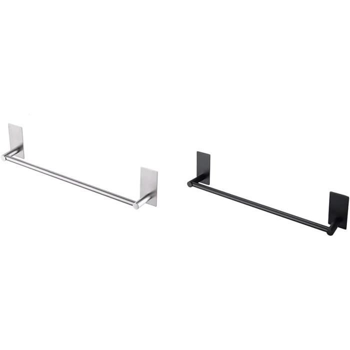 Barre Porte-serviettes Porcelaine De Paris – Blanc à Décor Floral – Salle De Bain – NEUF