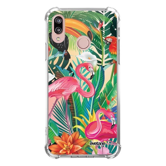 Coque Souple Gel Anti-choc Pour Huawei P20 Lite – Motif Fleur Blanche – Neuf En Emballage