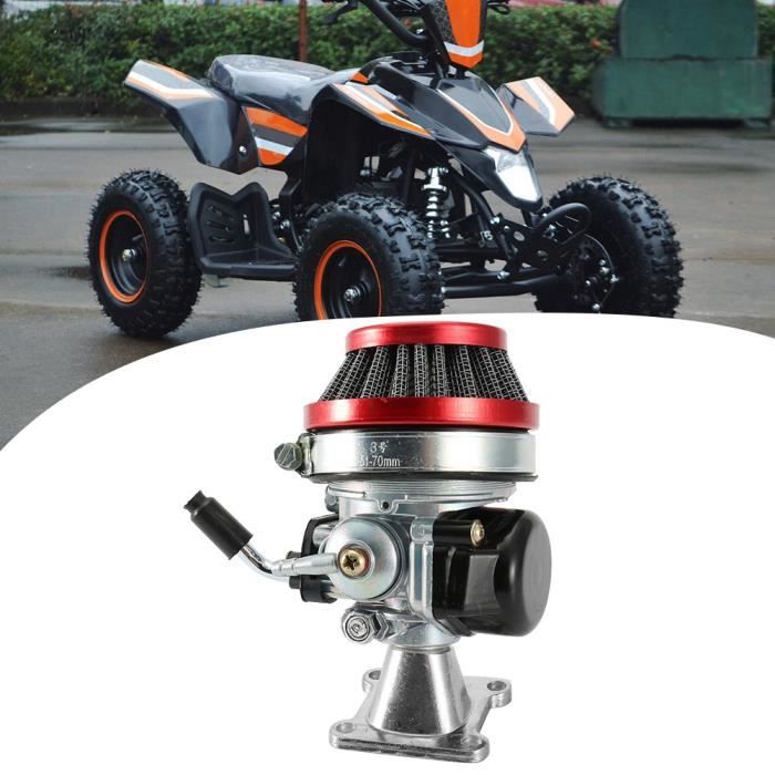 Carburateur 15mm Avec Filtre à Air Pour Pocket Bike - Alliage Aluminium - Améliore Performances Moteur 2 Temps - 7