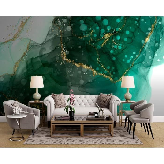 Papier Peint Autocollant 3D Amovible Motif Marbre Romantique - Réf. I8834 - Neuf