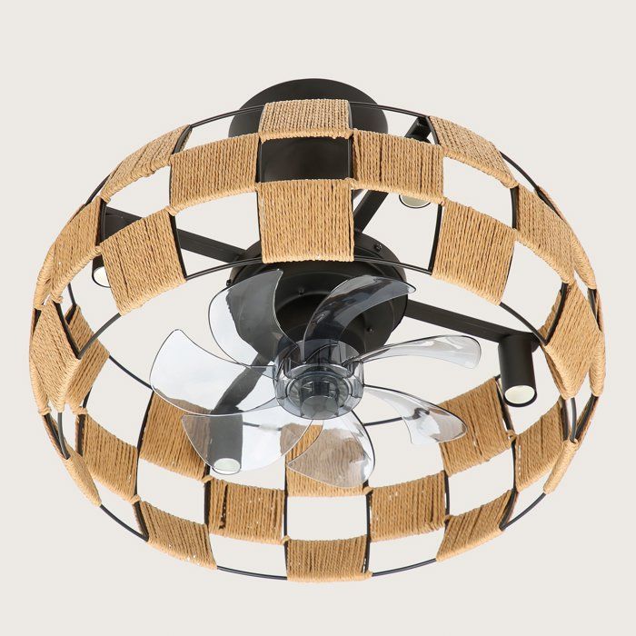 Ventilateur Plafonnier FARELEK Brézana Ø48 cm 7 pales