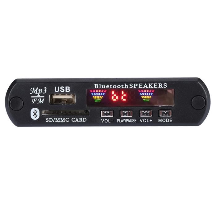 Sdm Module Av Module Audio de carte de décodeur SDM01BT + U-DX, écran 4 couleurs 5.0 ...