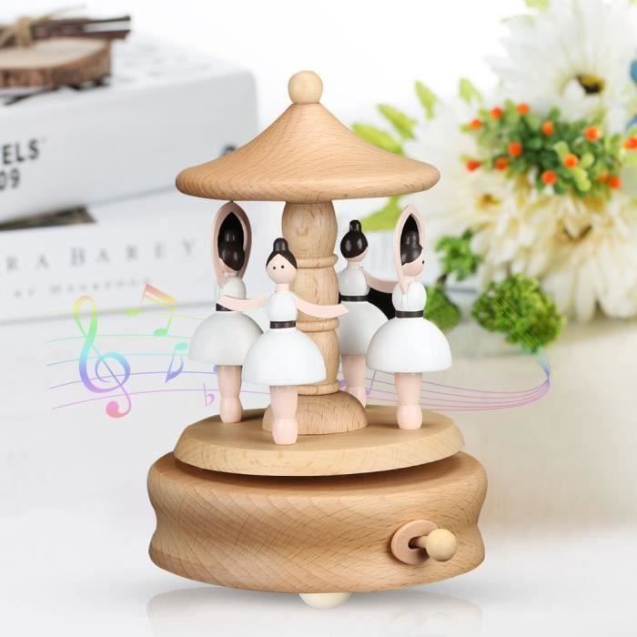 Boîte À Musique À Mouvement 15 Notes Avec Kit D'Outils (With Bamboo Box