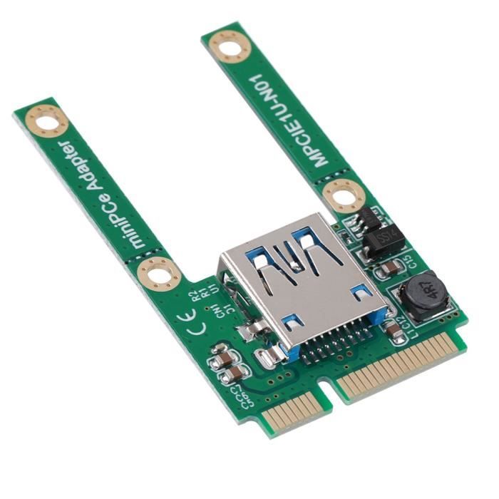 Carte adaptateur mPCI-E, carte de conversion mSATA vers USB Mini ...