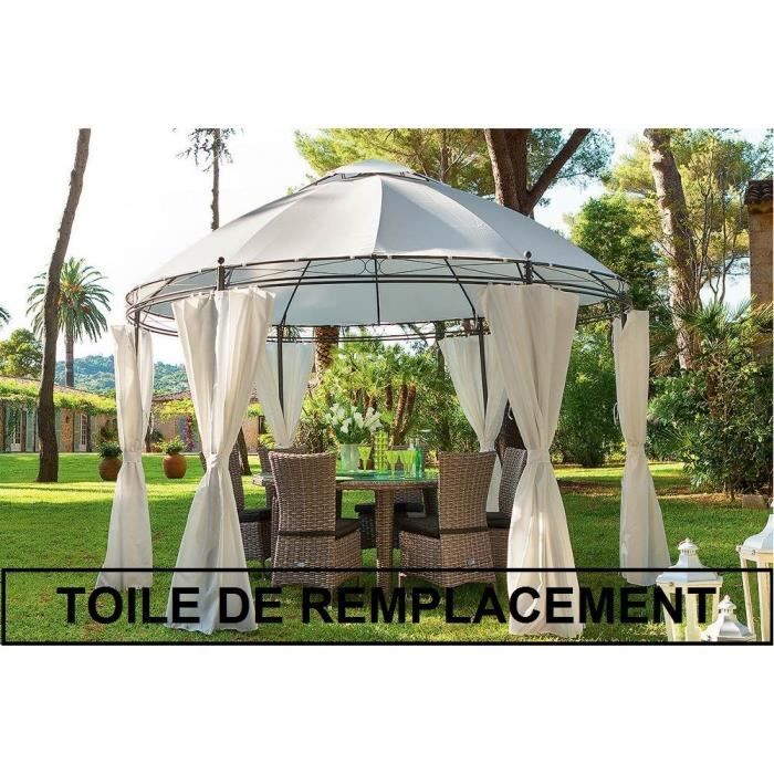 Toile De Rechange Tonnelle Ronde Toile De Remplacement Pour Tonnelle Ronde Lisboa Toile De
