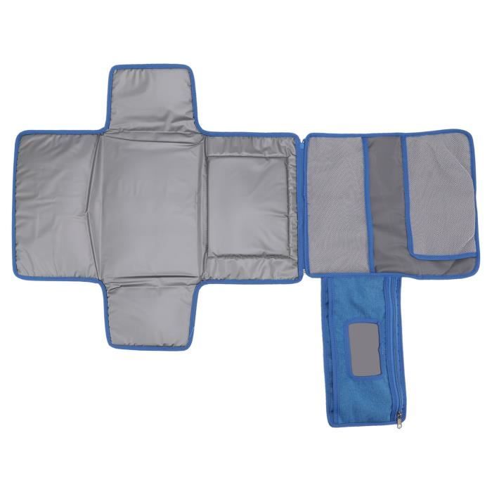 Matelas à Langer Portable En Nylon - Imperméable Et Pliable - Pour Voiture, Extérieur, Maison - Couleur Feuilles Mortes Beige