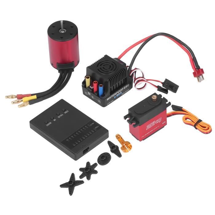 Ensemble de Moteurs Brushless ESC A2212 1400 KV avec Hélices 30 A ESC 8060 pour Avion RC Quadrirotor à Voilure Fixe Ensemble de Moteurs Brushless ESC A2212 1400 KV avec Hélices 30 A ESC 8060 pour Avion RC Quadrirotor à Voilure Fixe