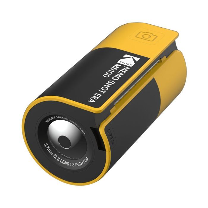 Kodak Memo Shot ERA MS100 - Impression Autocollante 2.7x1.8 Bluetooth iOS/Android Cartouche One-Touch Appli KODAK Memo - Jaune Kodak Memo Shot ERA MS100 - Impression Autocollante 2.7x1.8 Bluetooth iOS/Android Cartouche One-Touch Appli KODAK Memo - Jaune
