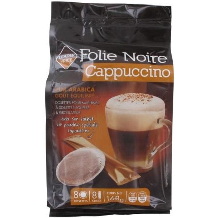 Café folie noire cappuccino 168g Cdiscount Au quotidien