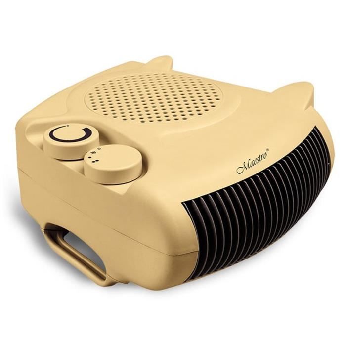 Radiateur soufflant électrique - Maestro - MR-921-BEIGE - 2000W - Trois modes - Beige - Maestro