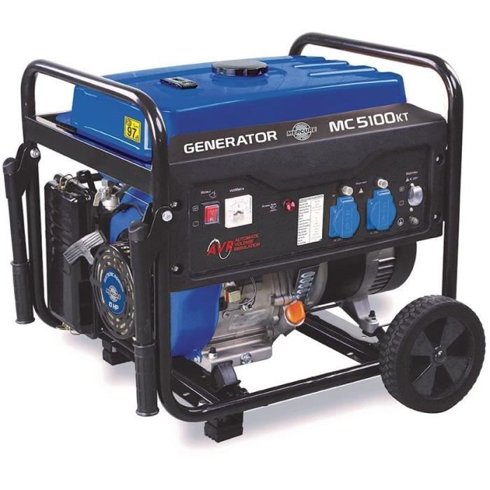 Groupe électrogène AVR 4500W - MERCURE - MC5100KT 450051 - 4500 W
