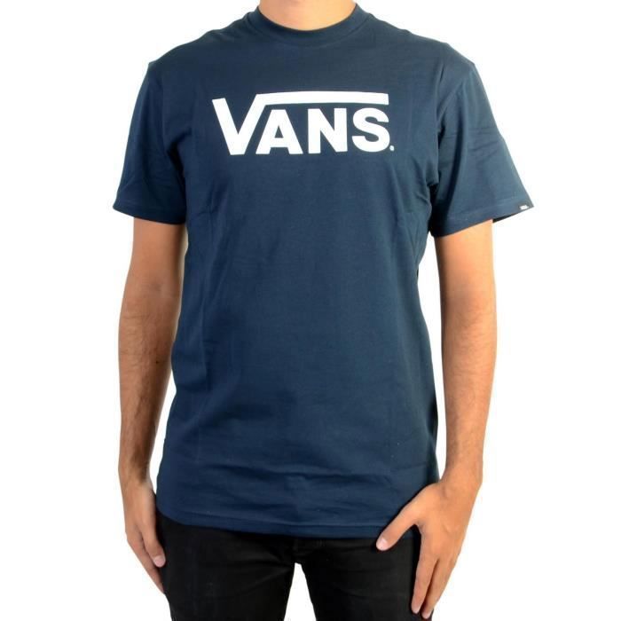 Tee Shirt Vans Classic VGGGNAV Navy/White