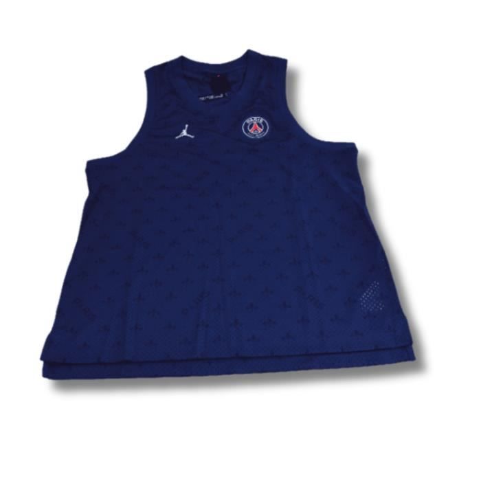 Chemise Nike Air Psg X Jordan Mesh Jersey Midnight marine blanc DB6478410