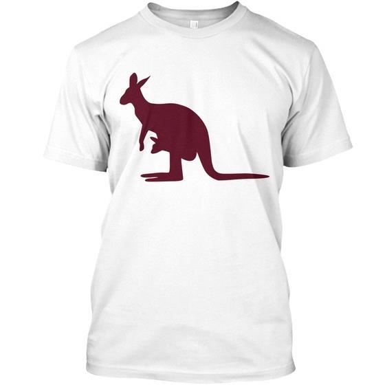 Kangourou Avec Bebe Hanes T Shirt Sans Etiquette Blanc Cdiscount Pret A Porter