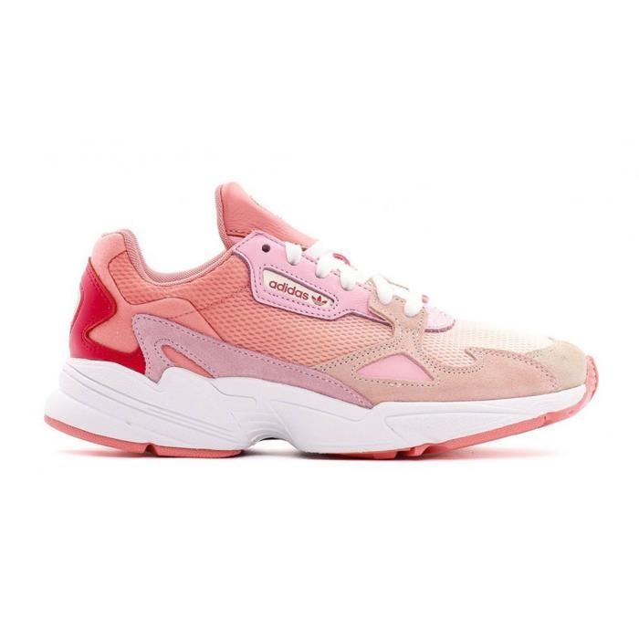 adidas falcon femme rose et noir