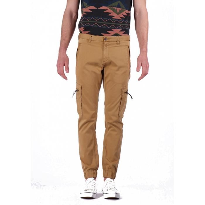Kaporal Pantalon Chino Homme Gipsy Brun Clair Taille 36 EU Brun Cdiscount Pret a Porter