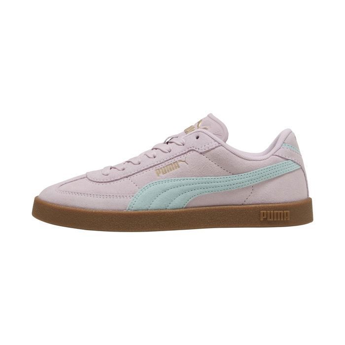 Puma Basket Cuir Puma Club II Era Suede - Rose mauve - Vert