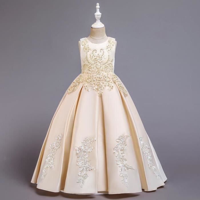Robe Mariage et C r monie Filles Loose Impression et broderie Robe