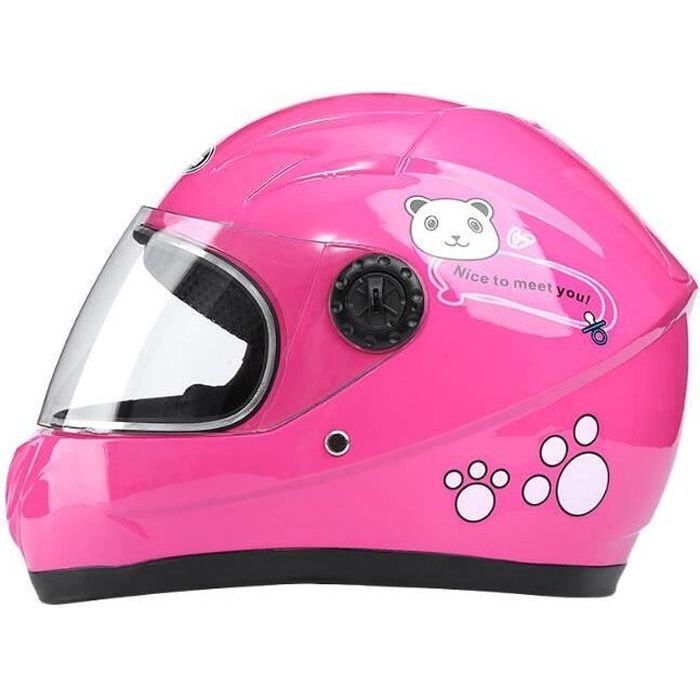 Casque Integral Moto Casque Integral Enfant Moto Electrique Casque De Securite Chaud Pour Bebe Collier Enfant Cdiscount Auto
